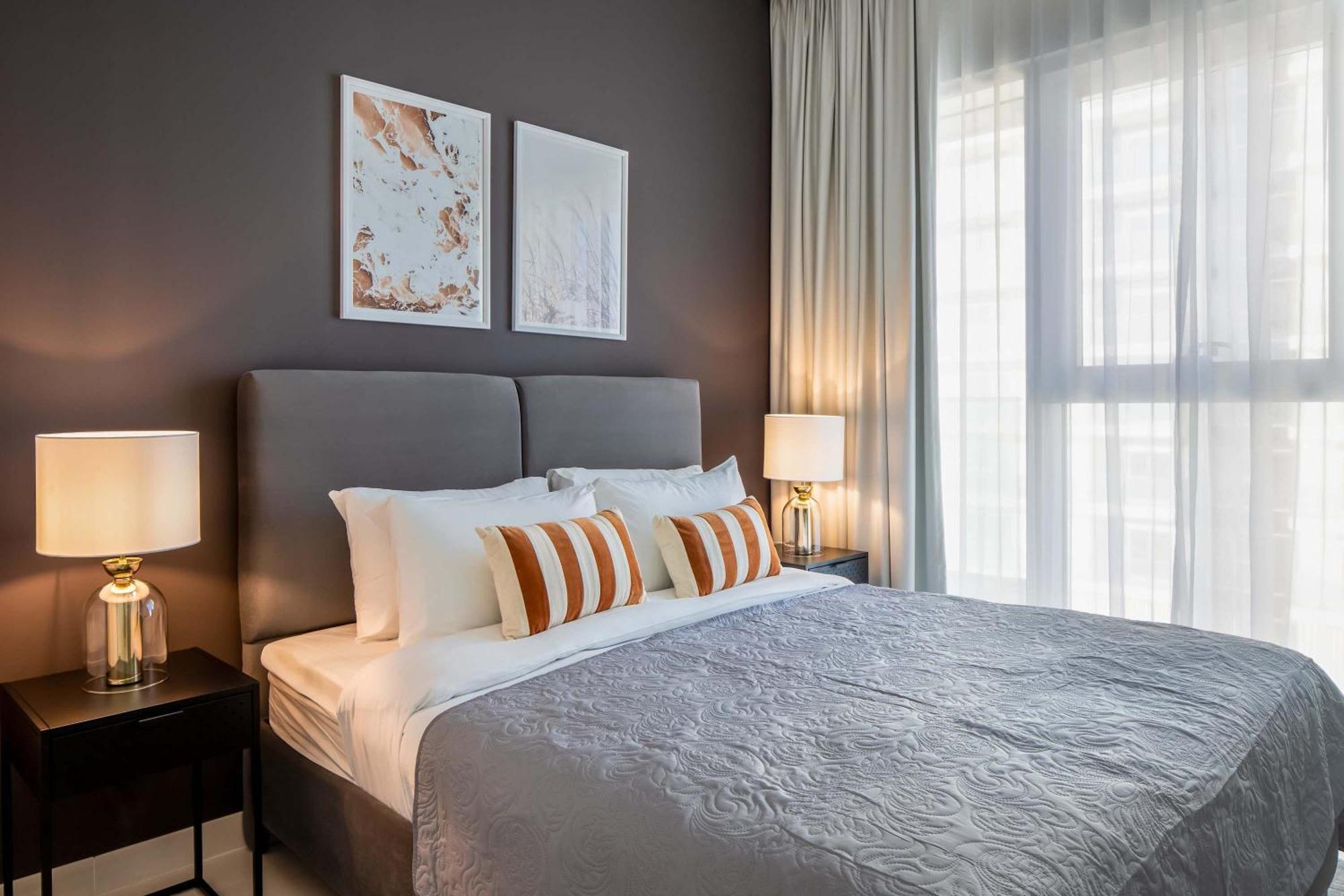 Silkhaus Palm View 1Bdr With Private Beach In Emaar Beachfront Dubai Exteriör bild